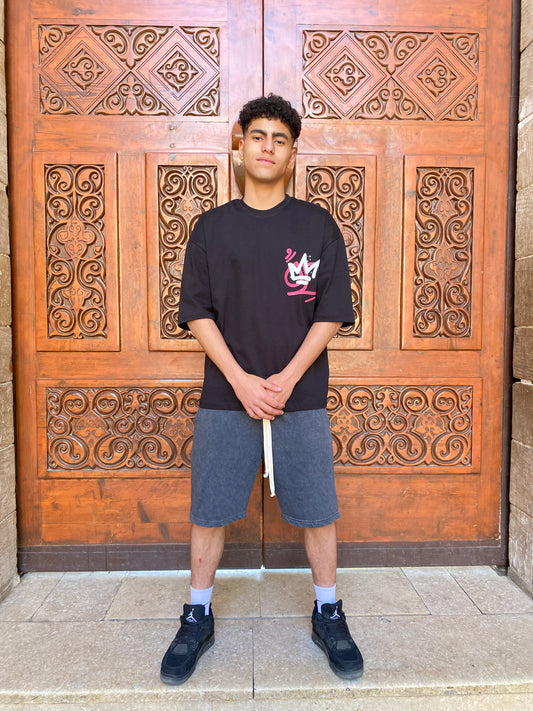 V.1 BLACK TEE