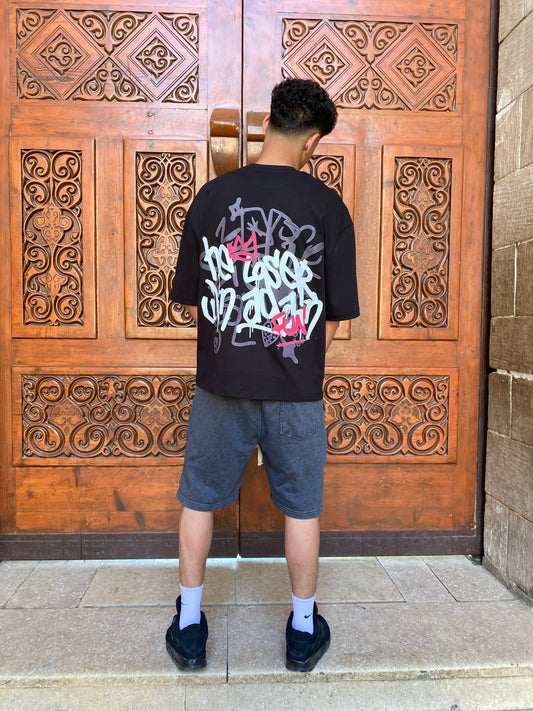 V.1 BLACK TEE