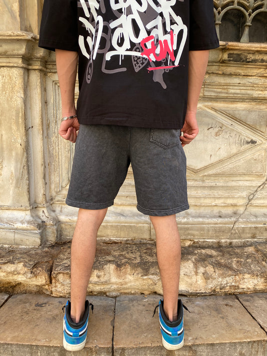 WASHED GREY SHORT
